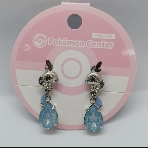 Pokemon Center  Pokemon  Clip on Earrings   Sobble - Picture 4 of 6